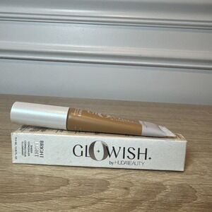 Huda Beauty GloWish Bright Light Sheer Concealer - 06 Medium Tan - .35 fl oz New